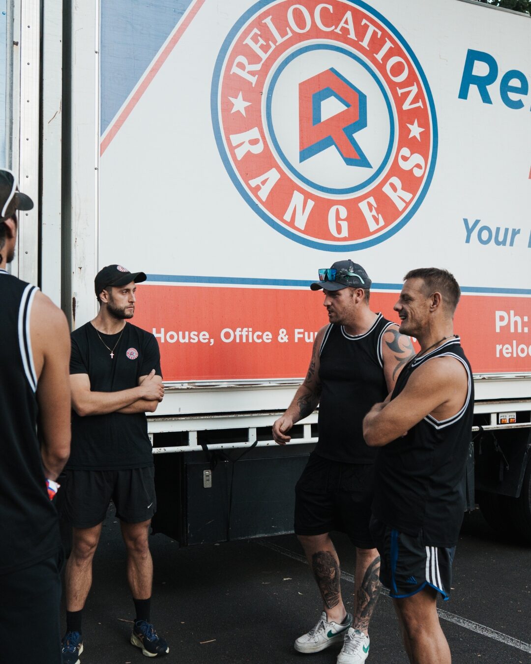 Brisbane moving company team ready for a relocation job