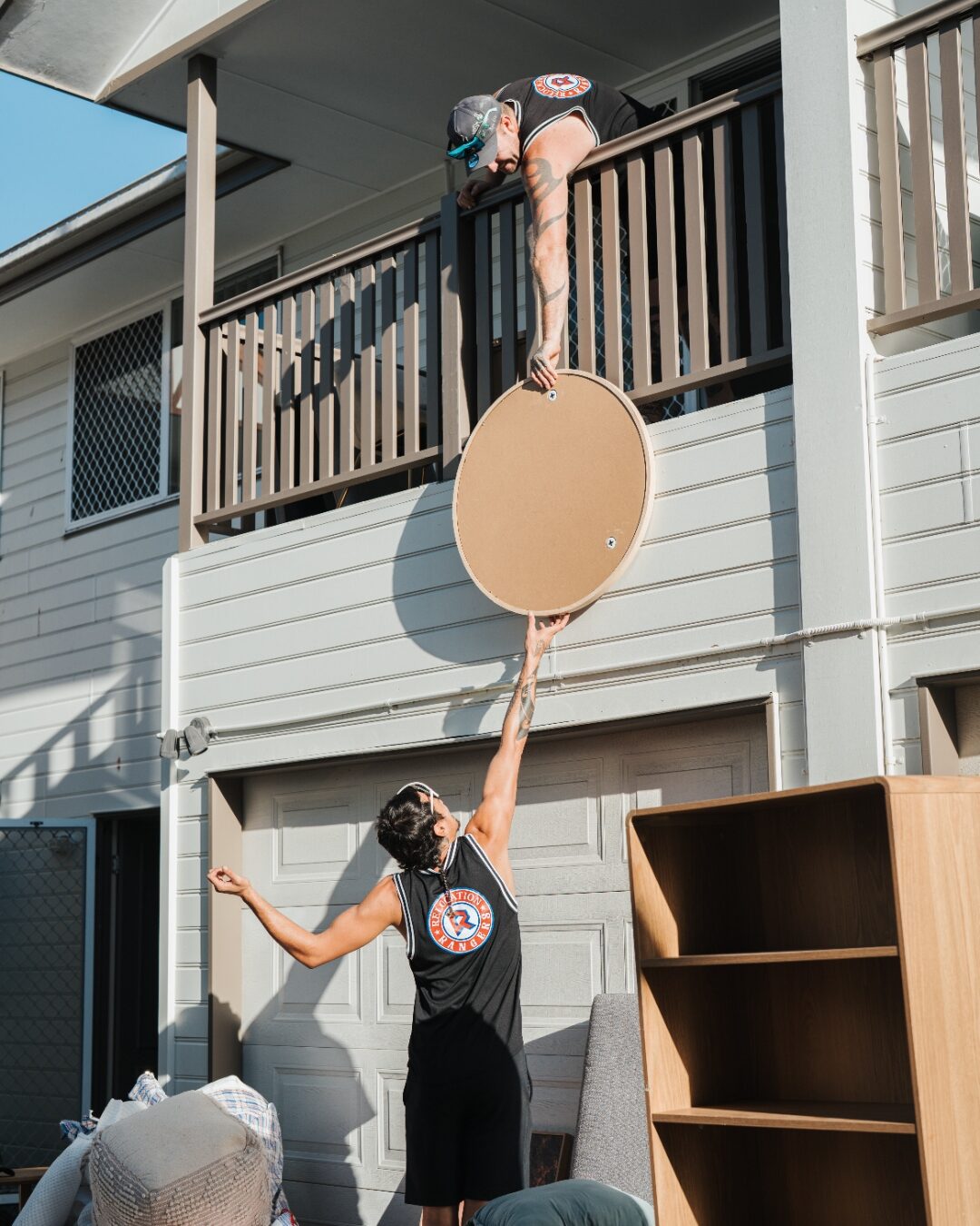 Brisbane removalists handling a tough-access balcony move