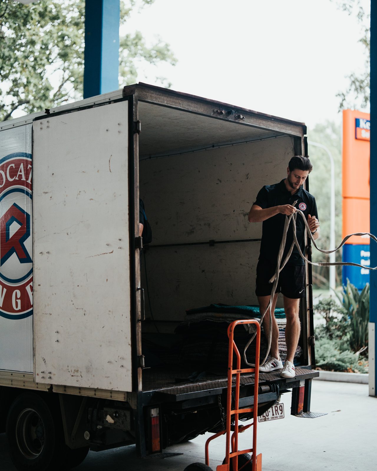 Relocation Rangers truck loaded for a Brisbane move